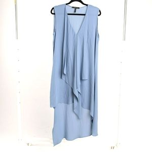 BCBGMAXARZIA Sheer Blue Dress